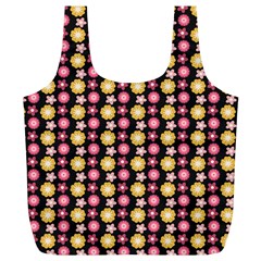 Cute Floral Pattern Reusable Bag (xl) by GardenOfOphir