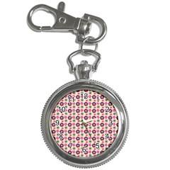 Cute Floral Pattern Key Chain Watch by GardenOfOphir