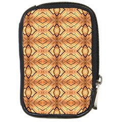 Faux Animal Print Pattern Compact Camera Leather Case by GardenOfOphir