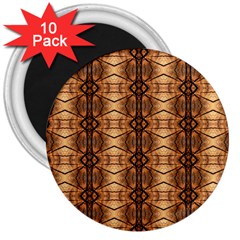 Faux Animal Print Pattern 3  Button Magnet (10 Pack) by GardenOfOphir