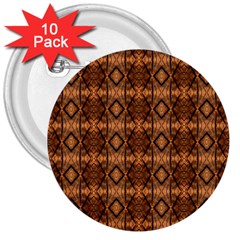 Faux Animal Print Pattern 3  Button (10 Pack) by GardenOfOphir