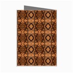 Faux Animal Print Pattern Mini Greeting Card Right