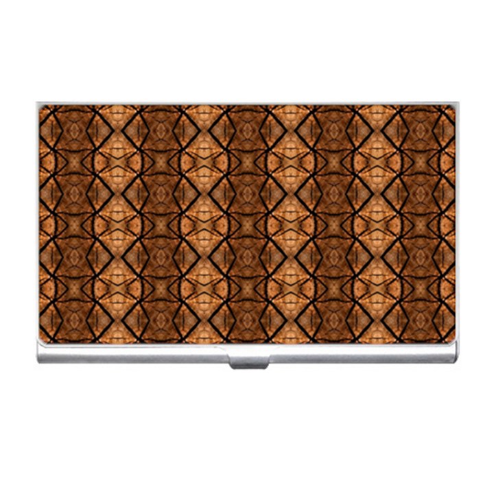 Faux Animal Print Pattern Business Card Holder