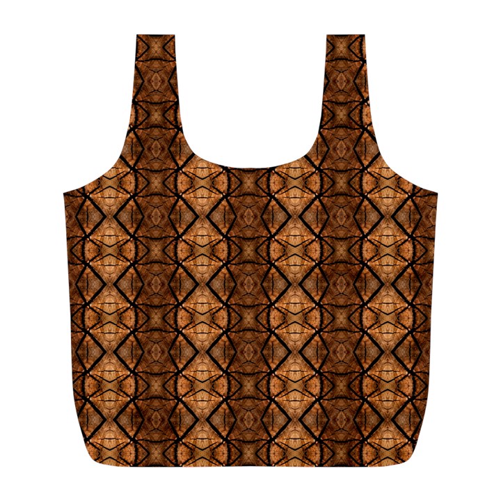 Faux Animal Print Pattern Reusable Bag (L)