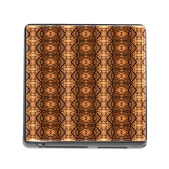 Faux Animal Print Pattern Memory Card Reader With Storage (square) by GardenOfOphir