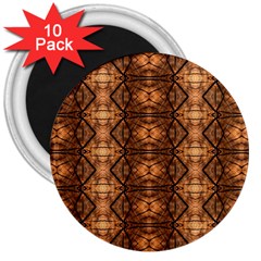 Faux Animal Print Pattern 3  Button Magnet (10 Pack) by GardenOfOphir