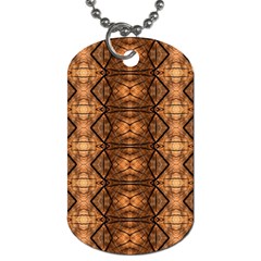 Faux Animal Print Pattern Dog Tag (one Sided) by GardenOfOphir