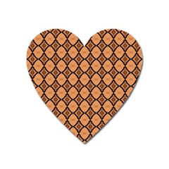 Faux Animal Print Pattern Magnet (heart) by GardenOfOphir