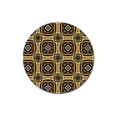 Faux Animal Print Pattern Magnet 3  (round) by GardenOfOphir