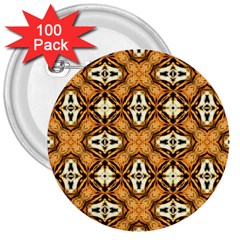 Faux Animal Print Pattern 3  Button (100 Pack) by GardenOfOphir