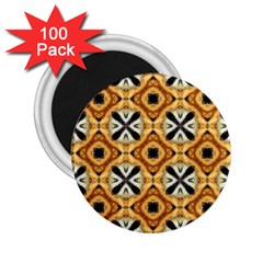 Faux Animal Print Pattern 2 25  Button Magnet (100 Pack) by GardenOfOphir