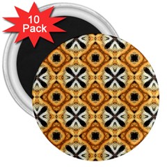 Faux Animal Print Pattern 3  Button Magnet (10 Pack) by GardenOfOphir