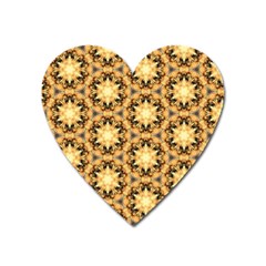 Faux Animal Print Pattern Magnet (heart) by GardenOfOphir