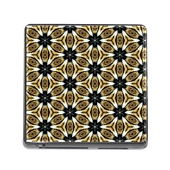 Faux Animal Print Pattern Memory Card Reader With Storage (square) by GardenOfOphir