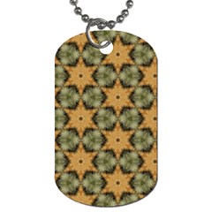 Faux Animal Print Pattern Dog Tag (two-sided)  by GardenOfOphir