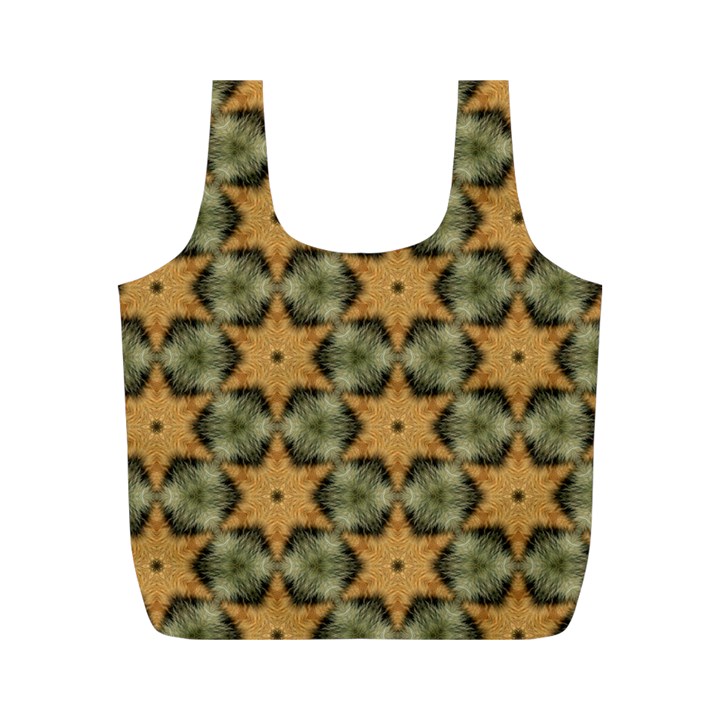 Faux Animal Print Pattern Reusable Bag (M)