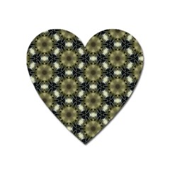 Faux Animal Print Pattern Magnet (heart) by GardenOfOphir