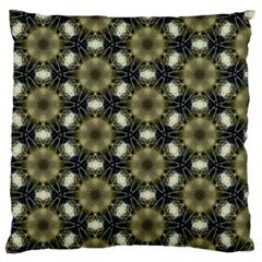 Faux Animal Print Pattern Large Flano Cushion Case (one Side) by GardenOfOphir