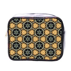 Faux Animal Print Pattern Mini Travel Toiletry Bag (one Side) by GardenOfOphir