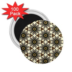 Faux Animal Print Pattern 2 25  Button Magnet (100 Pack) by GardenOfOphir