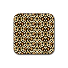 Faux Animal Print Pattern Drink Coaster (square) by GardenOfOphir