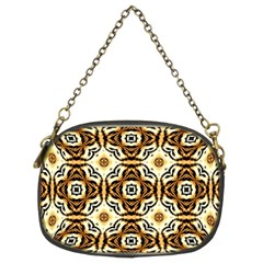 Faux Animal Print Pattern Chain Purse (two Sided) 