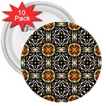 Faux Animal Print Pattern 3  Button (10 pack) Front