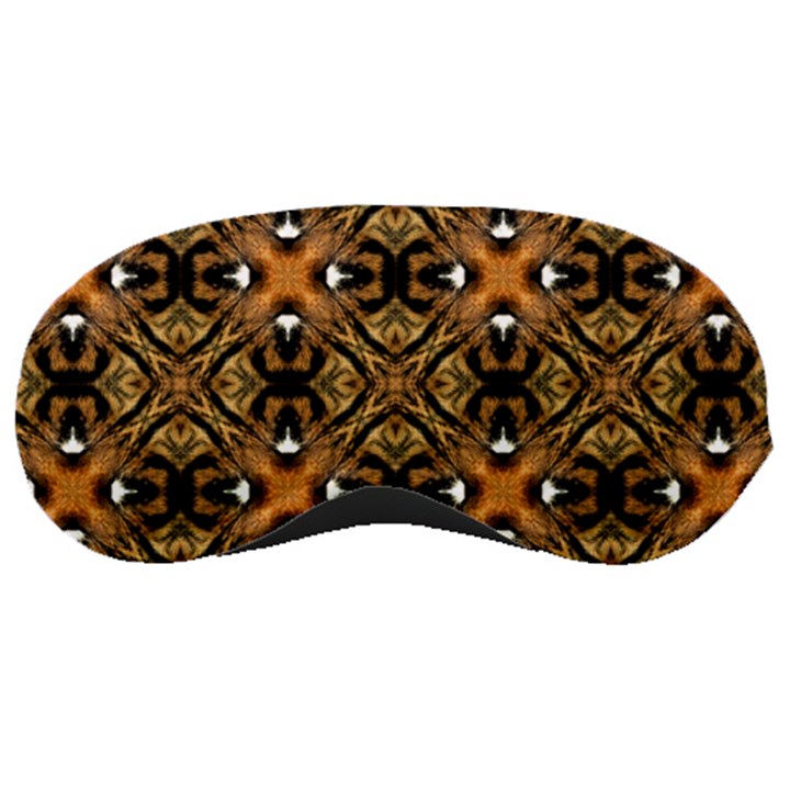 Faux Animal Print Pattern Sleeping Mask