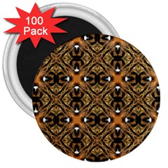 Faux Animal Print Pattern 3  Button Magnet (100 Pack) by GardenOfOphir