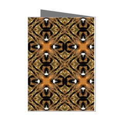 Faux Animal Print Pattern Mini Greeting Card (8 Pack) by GardenOfOphir