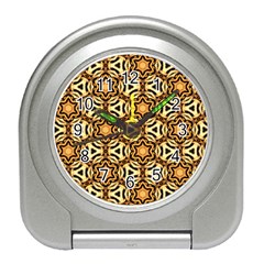Faux Animal Print Pattern Desk Alarm Clock by GardenOfOphir