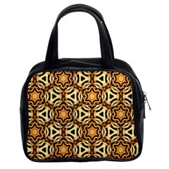 Faux Animal Print Pattern Classic Handbag (two Sides) by GardenOfOphir