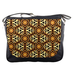 Faux Animal Print Pattern Messenger Bag by GardenOfOphir