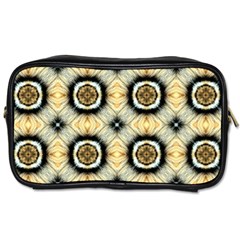 Faux Animal Print Pattern Travel Toiletry Bag (one Side) by GardenOfOphir