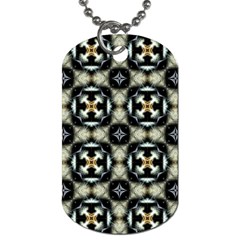 Faux Animal Print Pattern Dog Tag (two-sided)  by GardenOfOphir