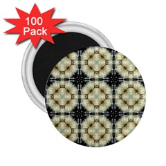 Faux Animal Print Pattern 2 25  Button Magnet (100 Pack) by GardenOfOphir