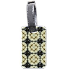 Faux Animal Print Pattern Luggage Tag (two Sides) by GardenOfOphir