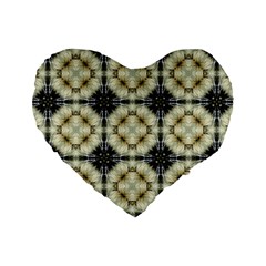 Faux Animal Print Pattern 16  Premium Flano Heart Shape Cushion  by GardenOfOphir