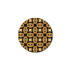 Faux Animal Print Pattern Golf Ball Marker 4 Pack