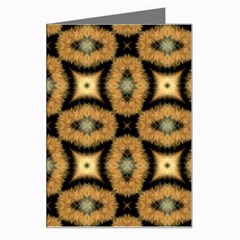 Faux Animal Print Pattern Greeting Card