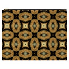 Faux Animal Print Pattern Cosmetic Bag (XXXL)