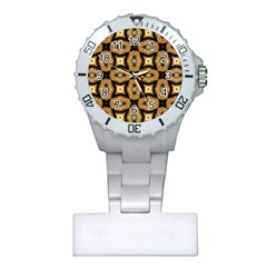 Faux Animal Print Pattern Nurses Watch