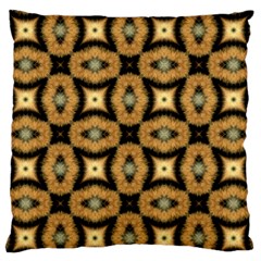 Faux Animal Print Pattern Large Flano Cushion Case (One Side)