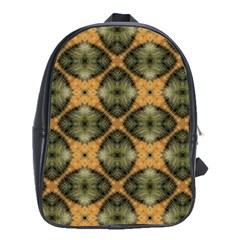 Faux Animal Print Pattern School Bag (xl) by GardenOfOphir