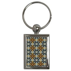 Faux Animal Print Pattern Key Chain (rectangle) by GardenOfOphir