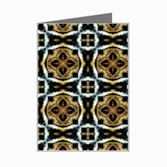 Faux Animal Print Pattern Mini Greeting Card by GardenOfOphir