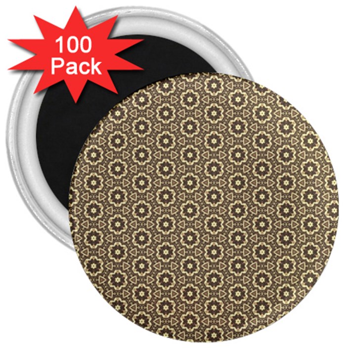 Cute Pretty Elegant Pattern 3  Button Magnet (100 pack)