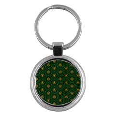 Cute Pretty Elegant Pattern Key Chain (round) by GardenOfOphir