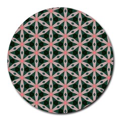 Cute Pretty Elegant Pattern 8  Mouse Pad (round) by GardenOfOphir