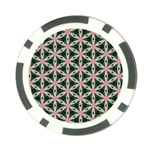 Cute Pretty Elegant Pattern Poker Chip Front